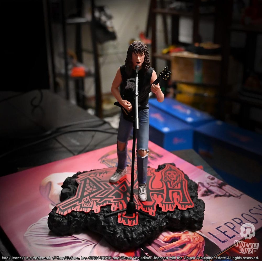 Death Rock Iconz Statue Chuck Schuldiner II 22 cm - Image 8