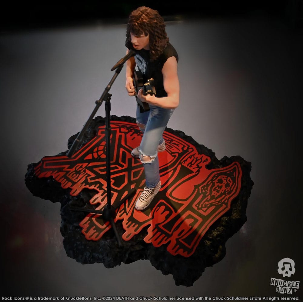 Death Rock Iconz Statue Chuck Schuldiner II 22 cm - Image 22