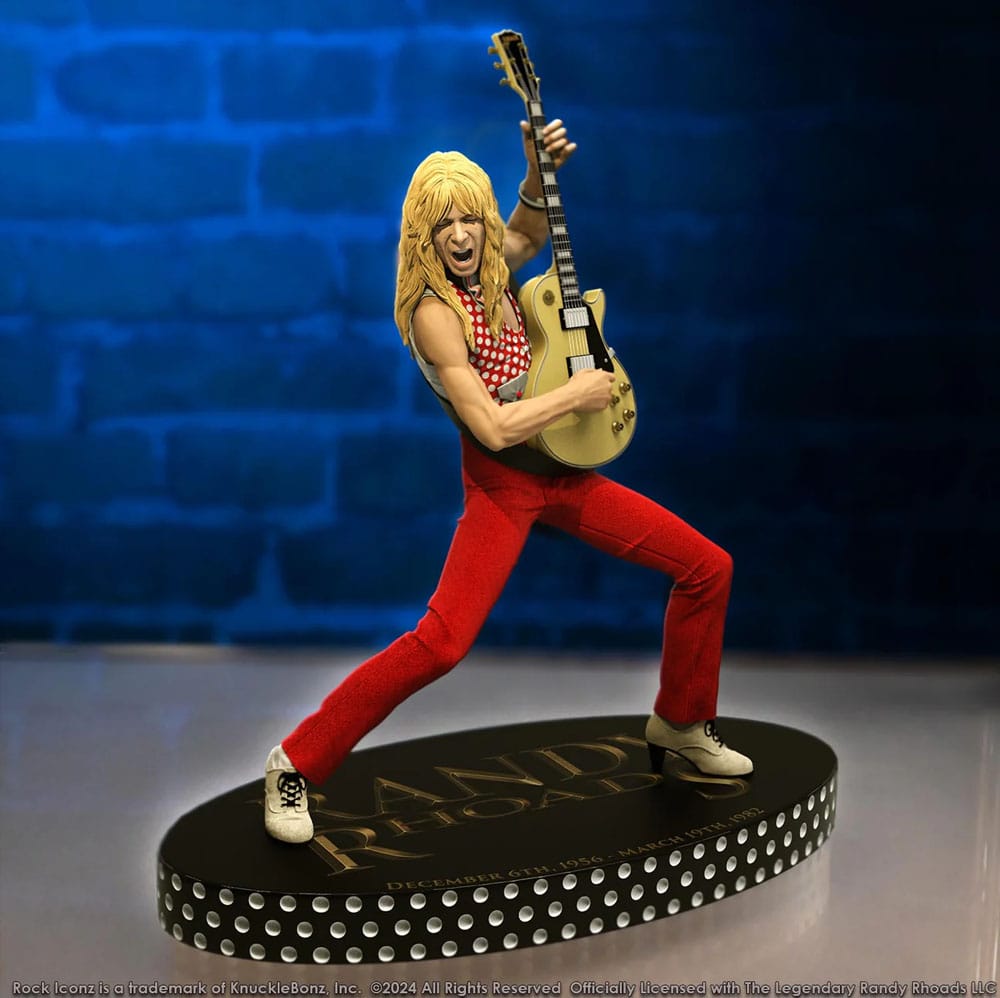 Randy Rhoads IV Rock Iconz Statue The Early Years Red Version 24 cm - Image 4
