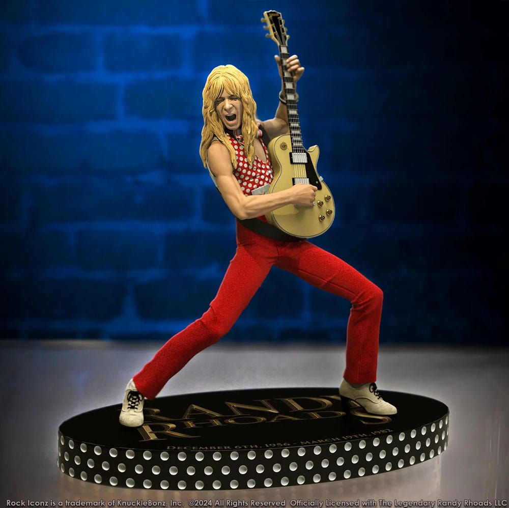 Randy Rhoads IV Rock Iconz Statue The Early Years Red Version 24 cm - Image 5
