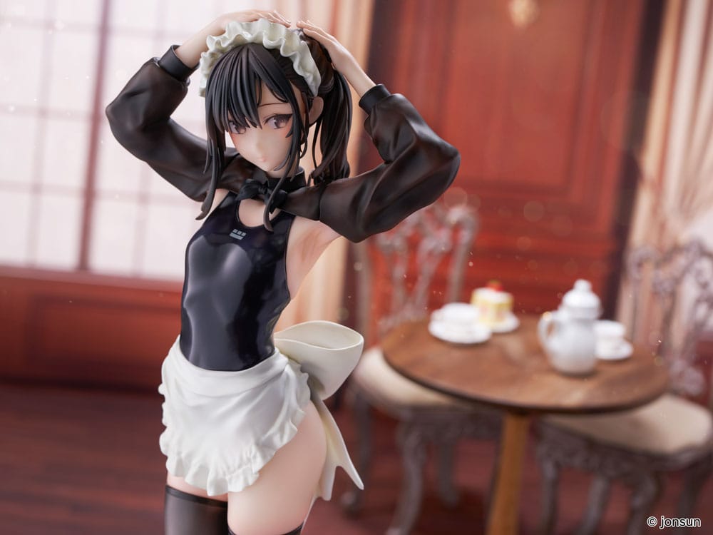 Original Character PVC Statue 1/6 Sakura Shiori Competition Swimsuit Maid 27 cm - Image 3