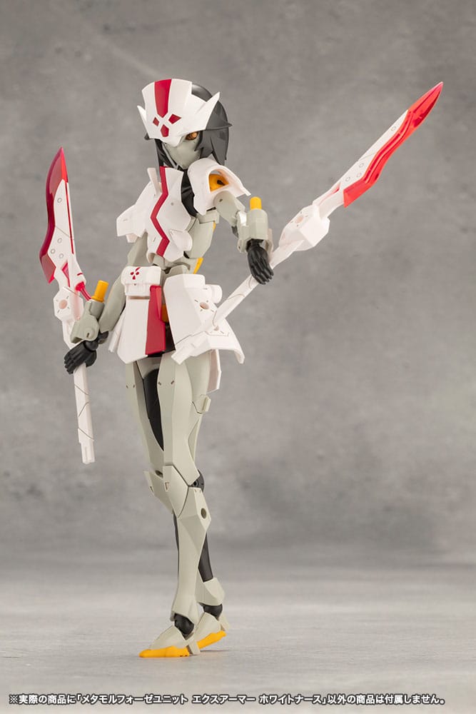 Unlimited Universe Megalomaria Model Kit Metamorphose Unit Exarmor White Nurse 16 cm - Image 5