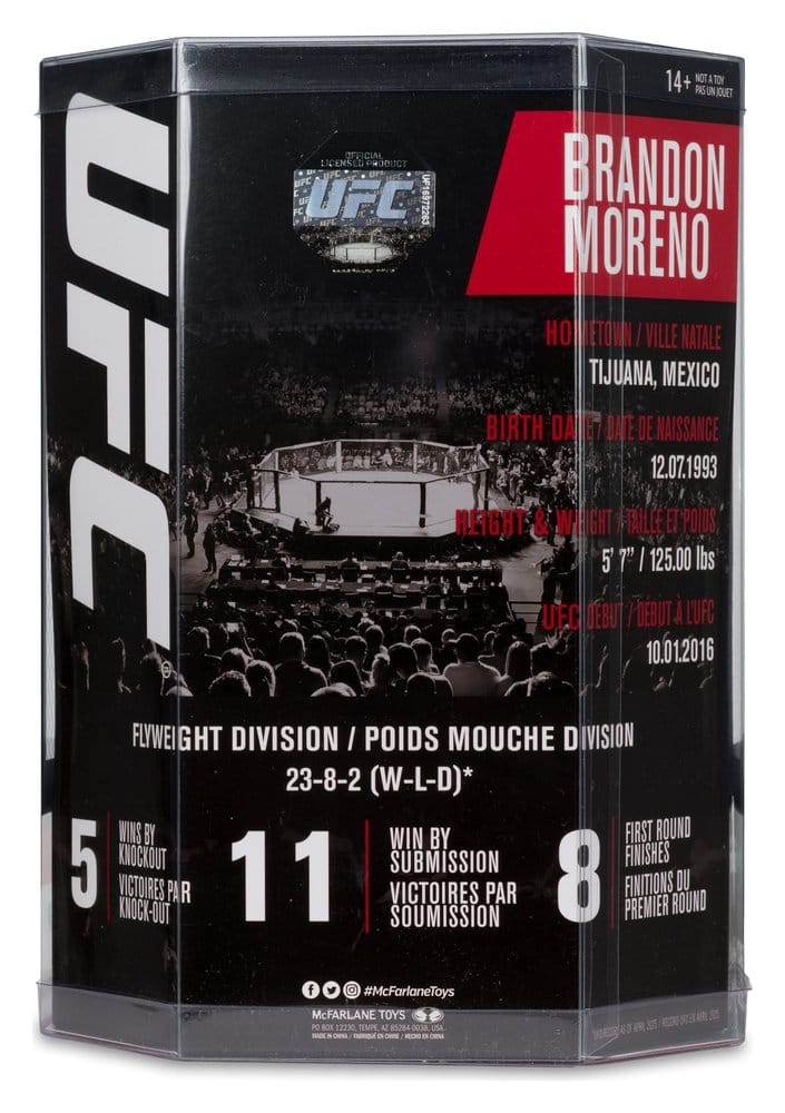 UFC Posed PVC Statue Brandon Moreno 16 cm - Image 7