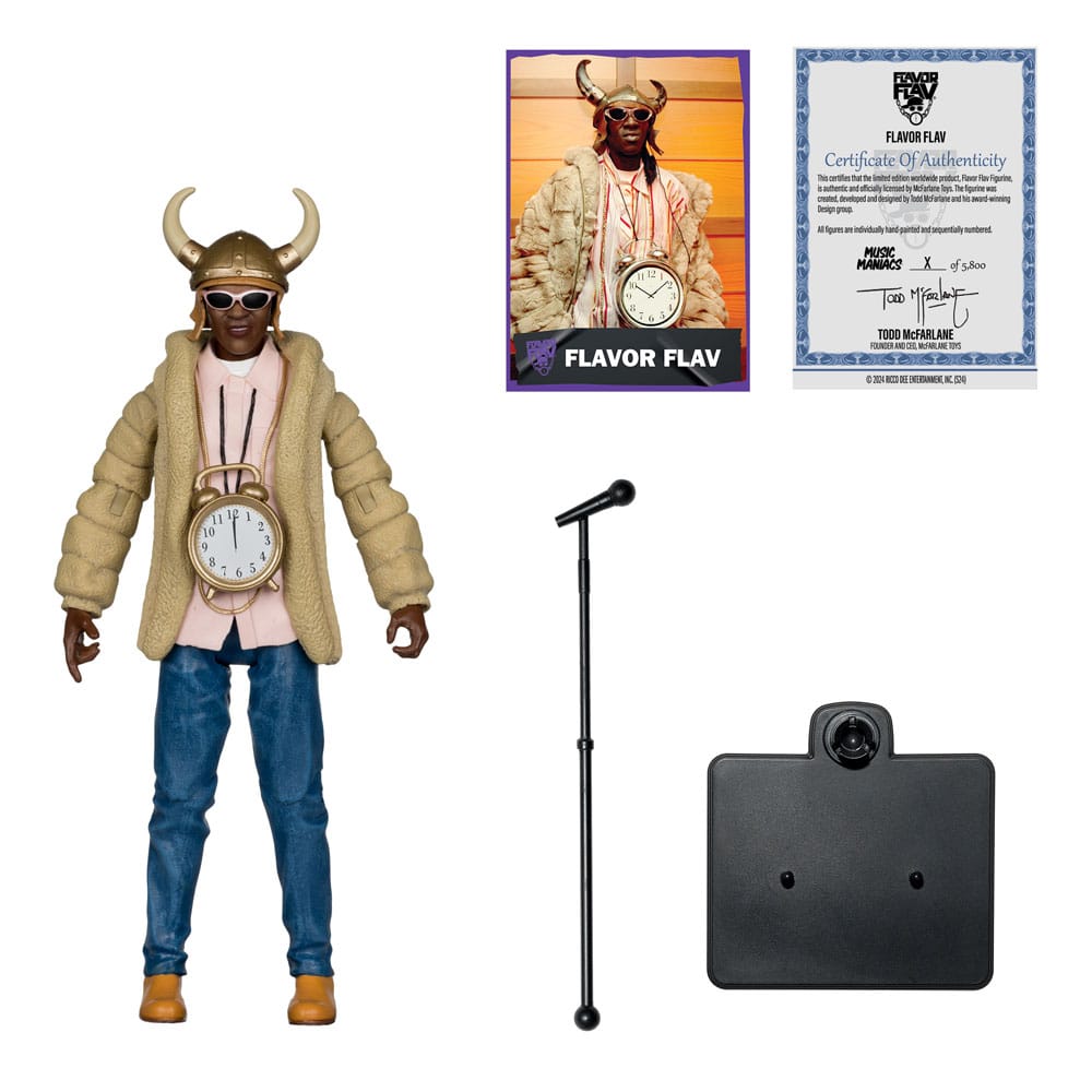 Music Maniacs Hip Hop Action Figure Flavor Flav 16 cm - Image 2