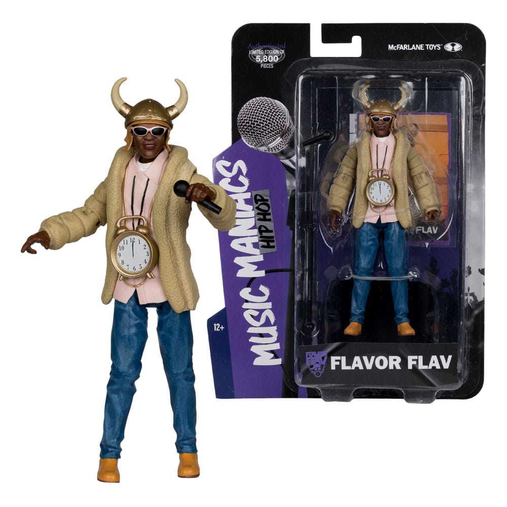 Music Maniacs Hip Hop Action Figure Flavor Flav 16 cm - Image 4