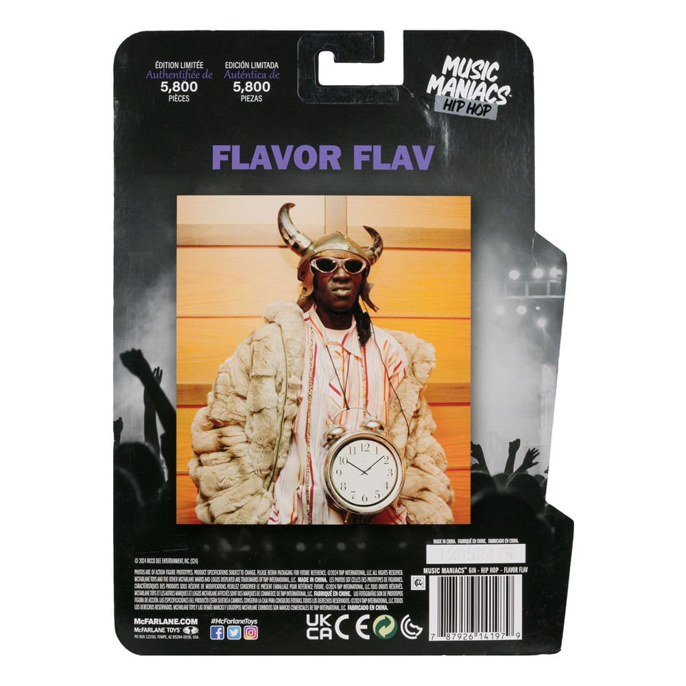 Music Maniacs Hip Hop Action Figure Flavor Flav 16 cm - Image 8