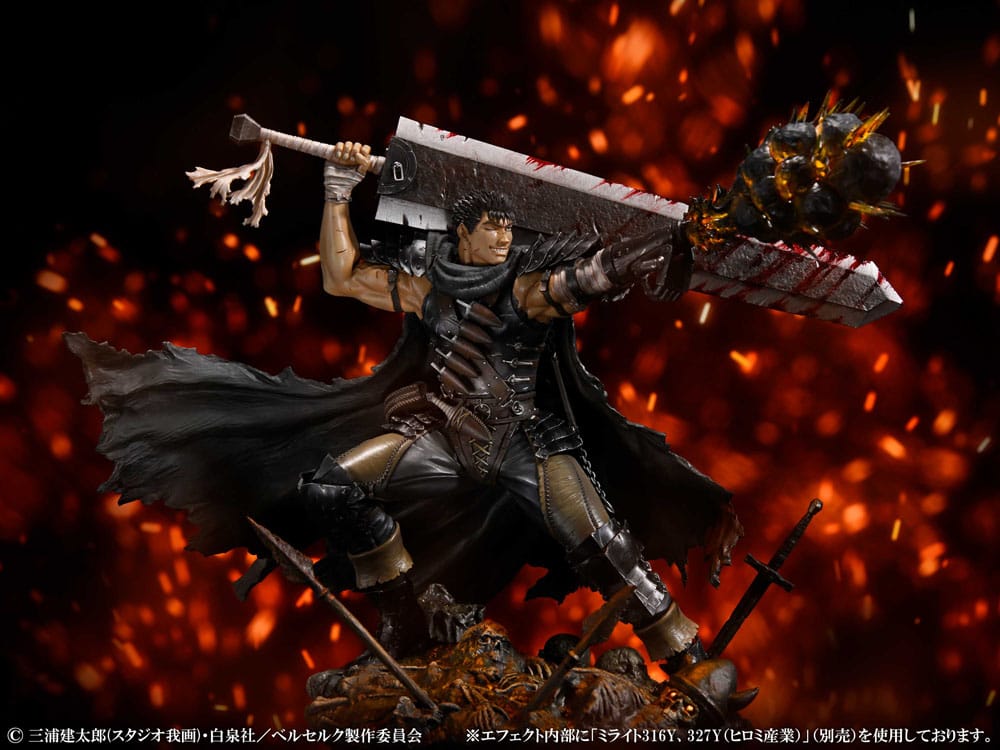 Berserk PVC Statue 1/7 Guts Black Swordsman Ver. 26 cm - Image 14