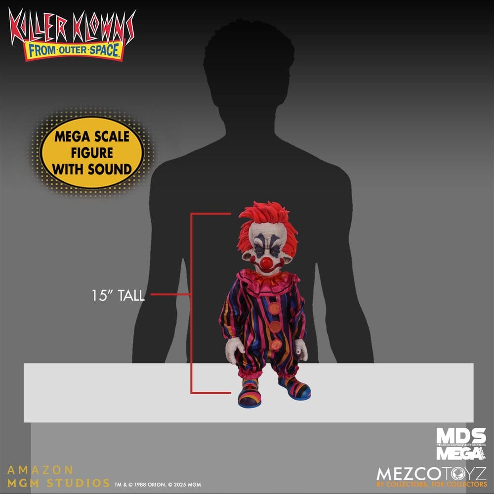 Killer Klowns from Outer Space MDS Mega Scale Plush Doll Rudy 38 cm - Image 10