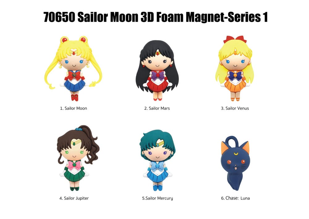 Sailor Moon Magnets blind pack Series 1 Display (12) - Image 3