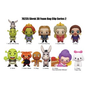 Shrek PVC Bag Clips Series 2 Display (24)