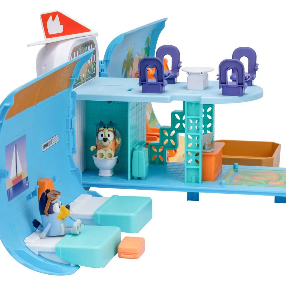 Bluey Mini Figures Playset Bluey Holiday 3in1 Set - Image 2