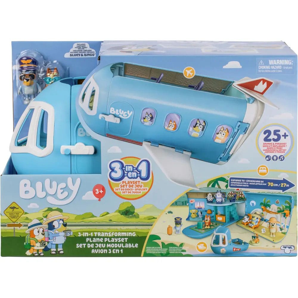 Bluey Mini Figures Playset Bluey Holiday 3in1 Set - Image 5