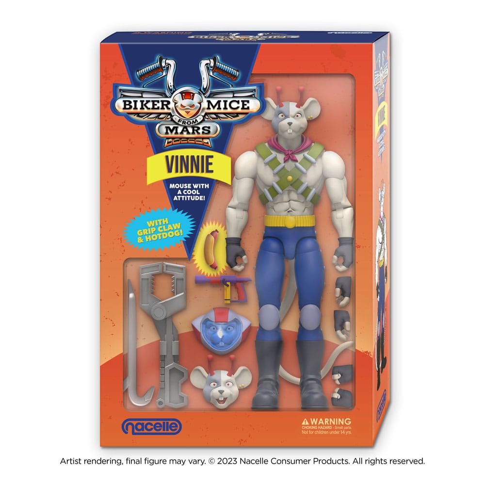 Biker Mice From Mars Action Figure Vinnie 17 cm - Image 2