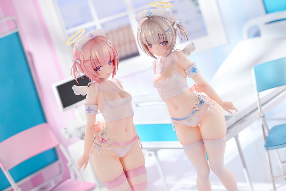Original Character Statue 1/6 Suzu & Nagi Illustrated by Kuma 4-gou Set Edition 27 cm - Image 3