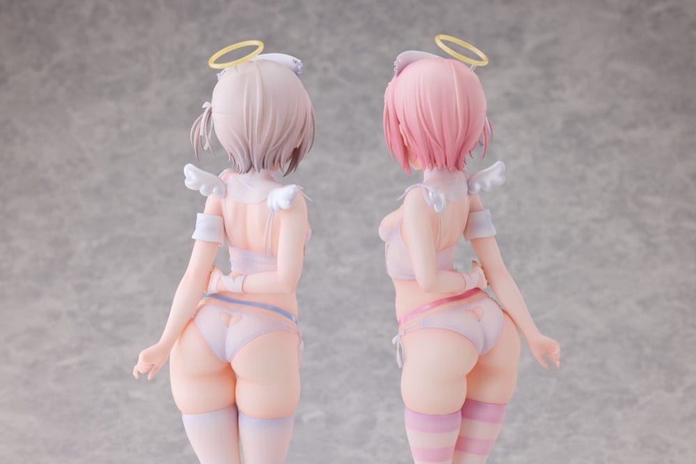 Original Character Statue 1/6 Suzu & Nagi Illustrated by Kuma 4-gou Set Edition 27 cm - Image 5