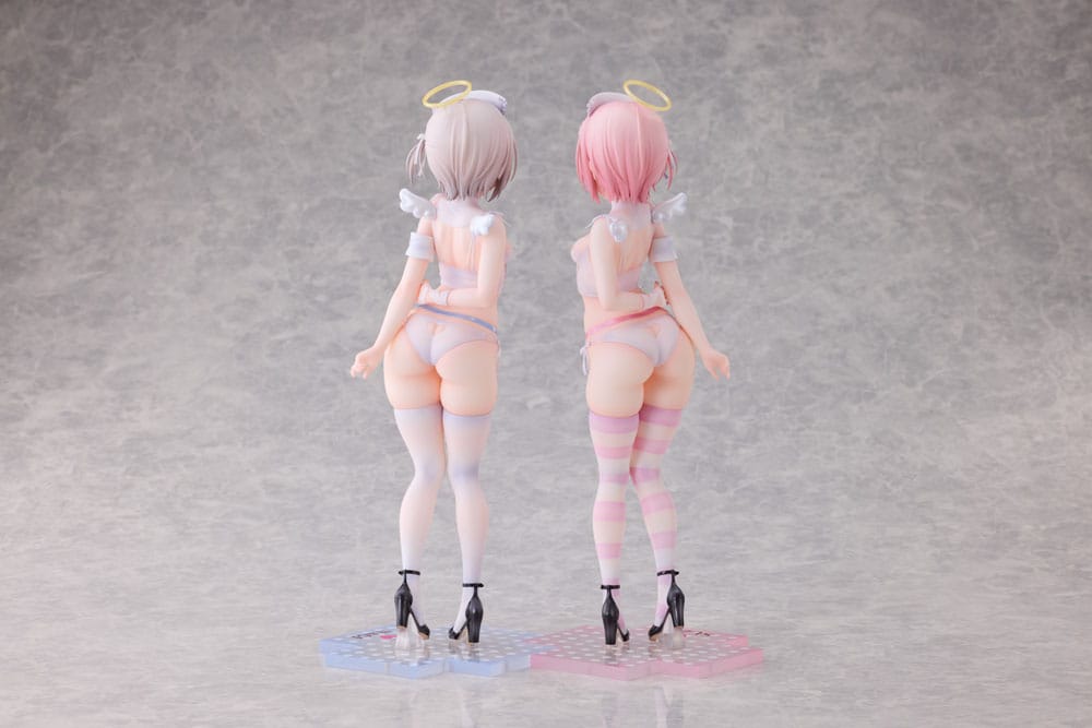 Original Character Statue 1/6 Suzu & Nagi Illustrated by Kuma 4-gou Set Edition 27 cm - Image 8