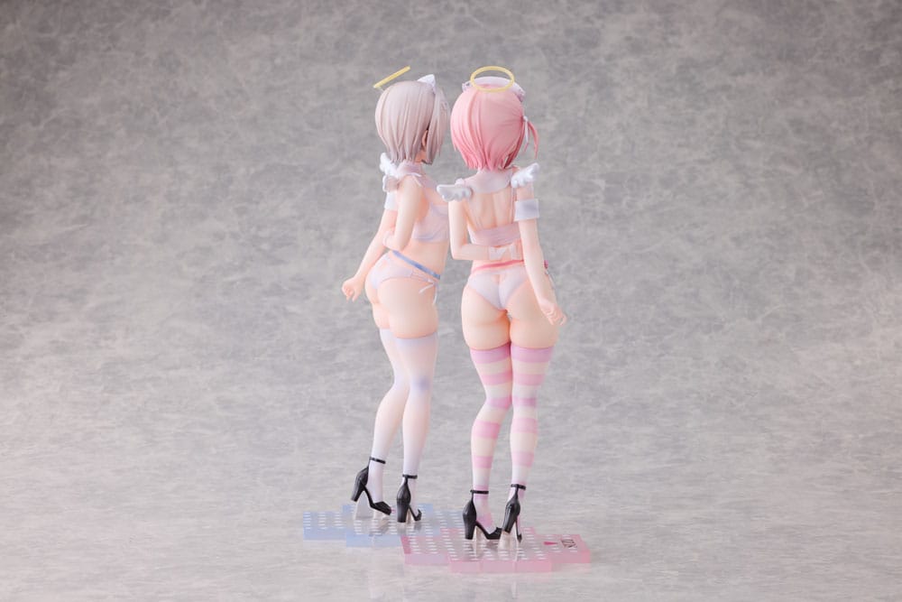 Original Character Statue 1/6 Suzu & Nagi Illustrated by Kuma 4-gou Set Edition 27 cm - Image 9