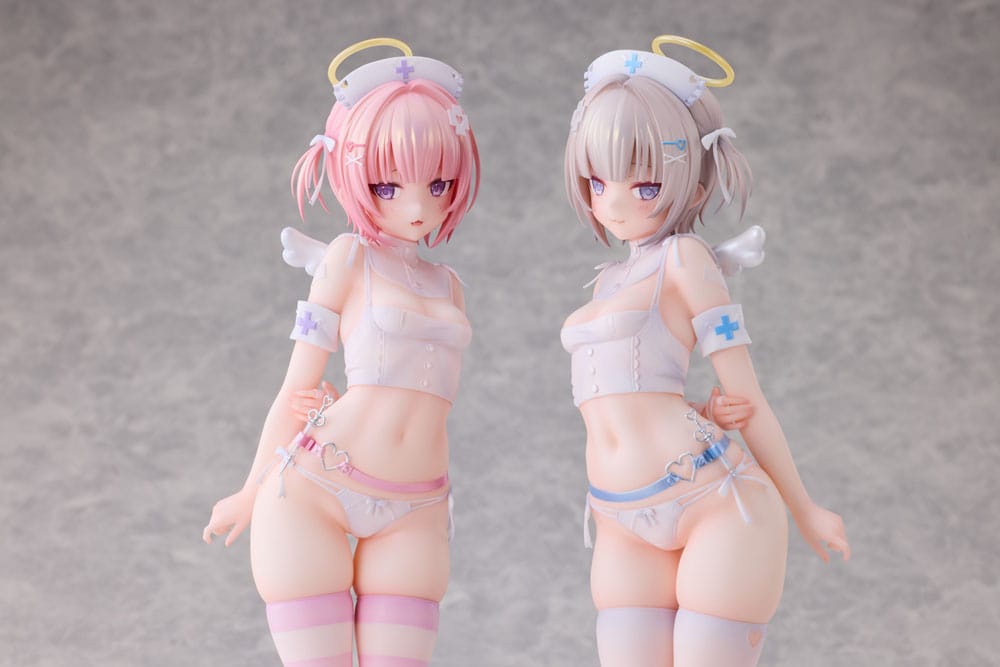 Original Character Statue 1/6 Suzu & Nagi Illustrated by Kuma 4-gou Set Edition 27 cm - Image 10