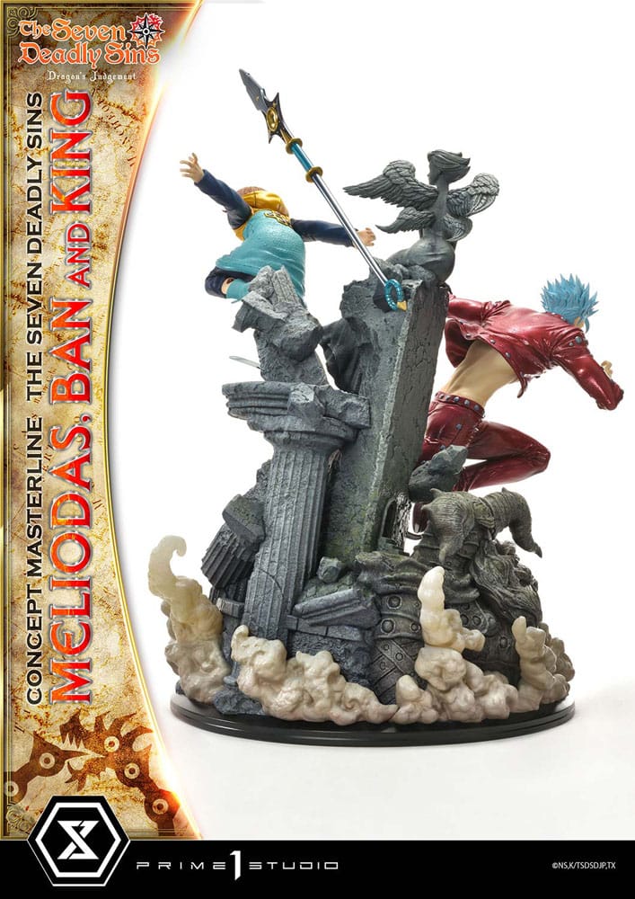 Seven Deadly Sins Concept Masterline Series Statue Meliodas, Ban and King 55 cm - Image 6