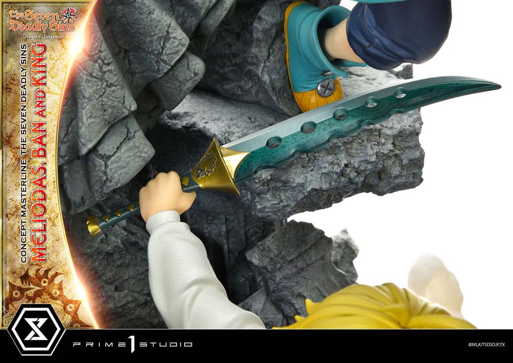 Seven Deadly Sins Concept Masterline Series Statue Meliodas, Ban and King 55 cm - Image 12