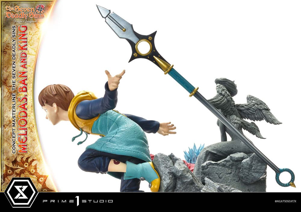 Seven Deadly Sins Concept Masterline Series Statue Meliodas, Ban and King 55 cm - Image 13