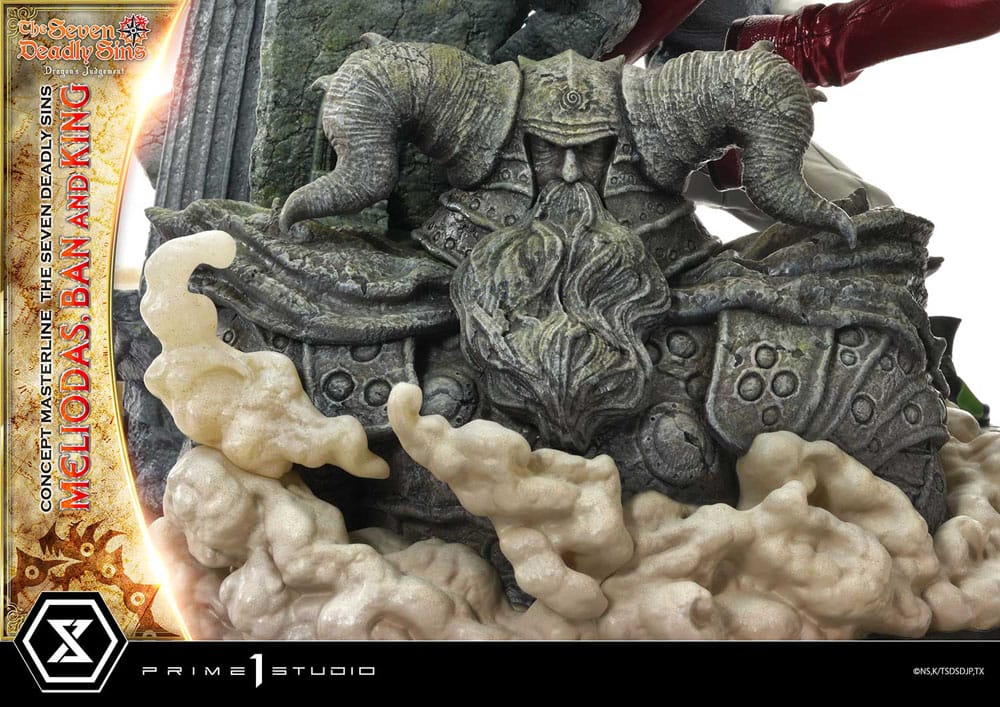 Seven Deadly Sins Concept Masterline Series Statue Meliodas, Ban and King 55 cm - Image 15