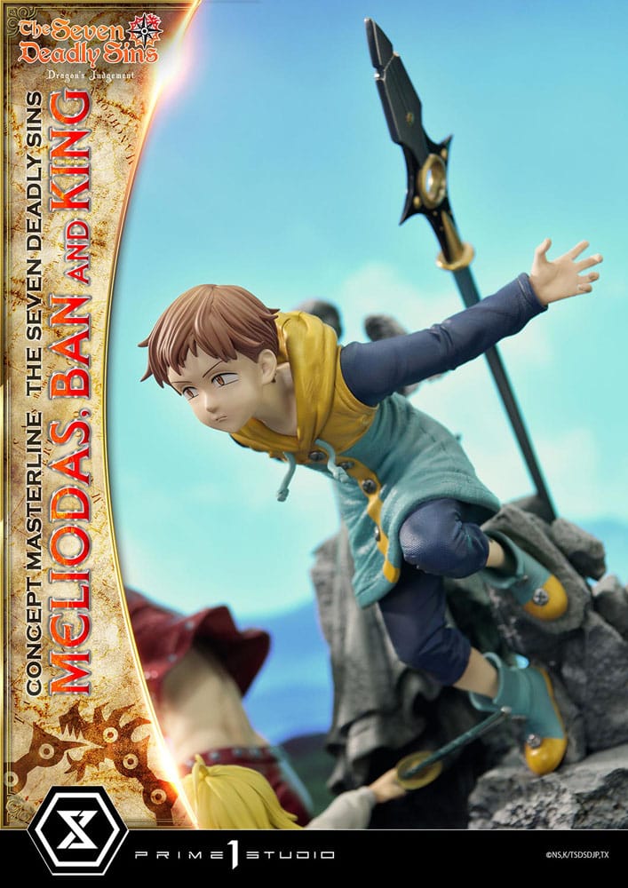 Seven Deadly Sins Concept Masterline Series Statue Meliodas, Ban and King 55 cm - Image 19