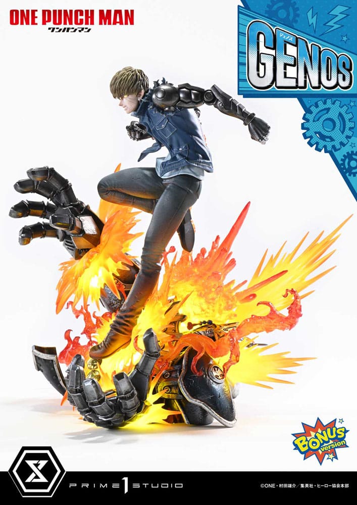 One Punch Man Concept Masterline Series Statue 1/6 Genos Bonus Ver. 33 cm - Image 11