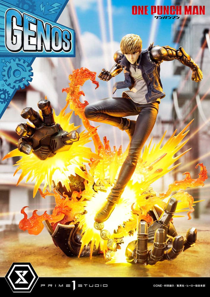 One Punch Man Concept Masterline Series Statue 1/6 Genos Bonus Ver. 33 cm - Image 13