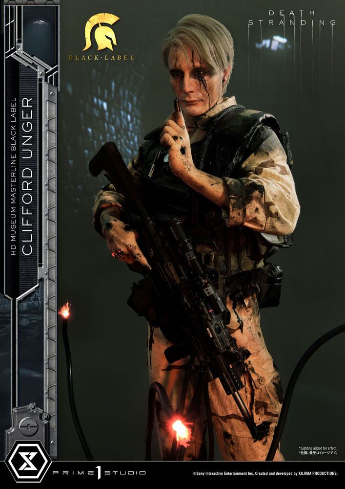 Death Stranding Statue 1/2 Clifford Unger Black Label 103 cm - Image 3