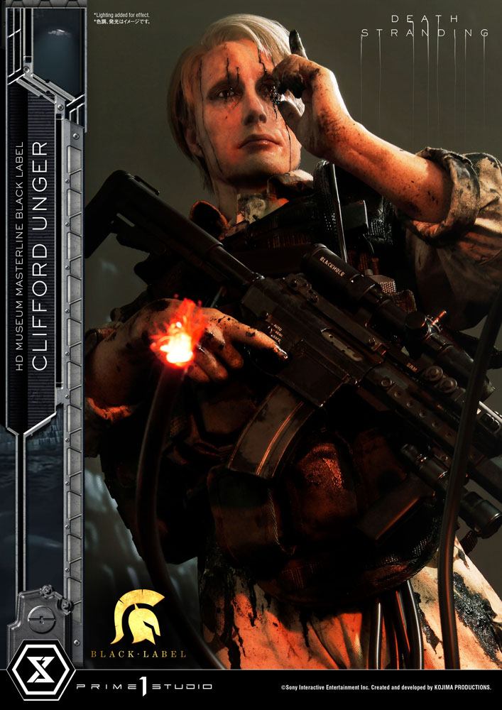 Death Stranding Statue 1/2 Clifford Unger Black Label 103 cm - Image 4