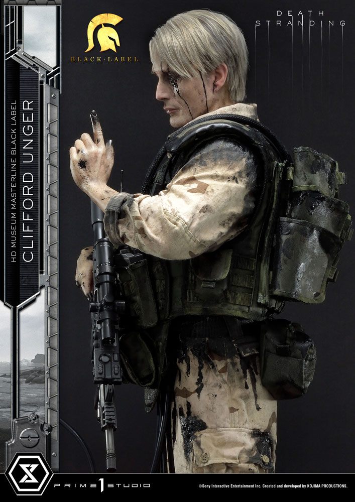 Death Stranding Statue 1/2 Clifford Unger Black Label 103 cm - Image 8