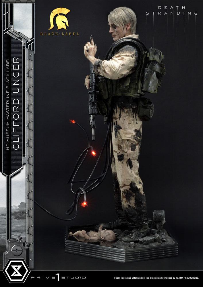 Death Stranding Statue 1/2 Clifford Unger Black Label 103 cm - Image 9