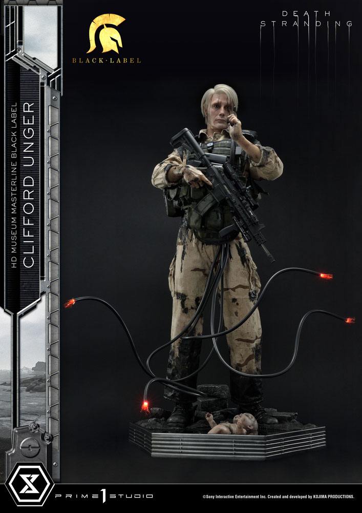 Death Stranding Statue 1/2 Clifford Unger Black Label 103 cm - Image 11