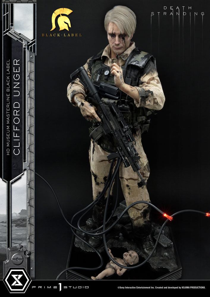 Death Stranding Statue 1/2 Clifford Unger Black Label 103 cm - Image 13