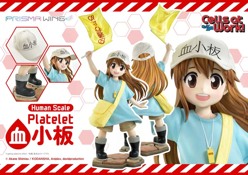 Cells at Work! Life Scale Masterline Series Statue Platelet 100 cm - Image 6