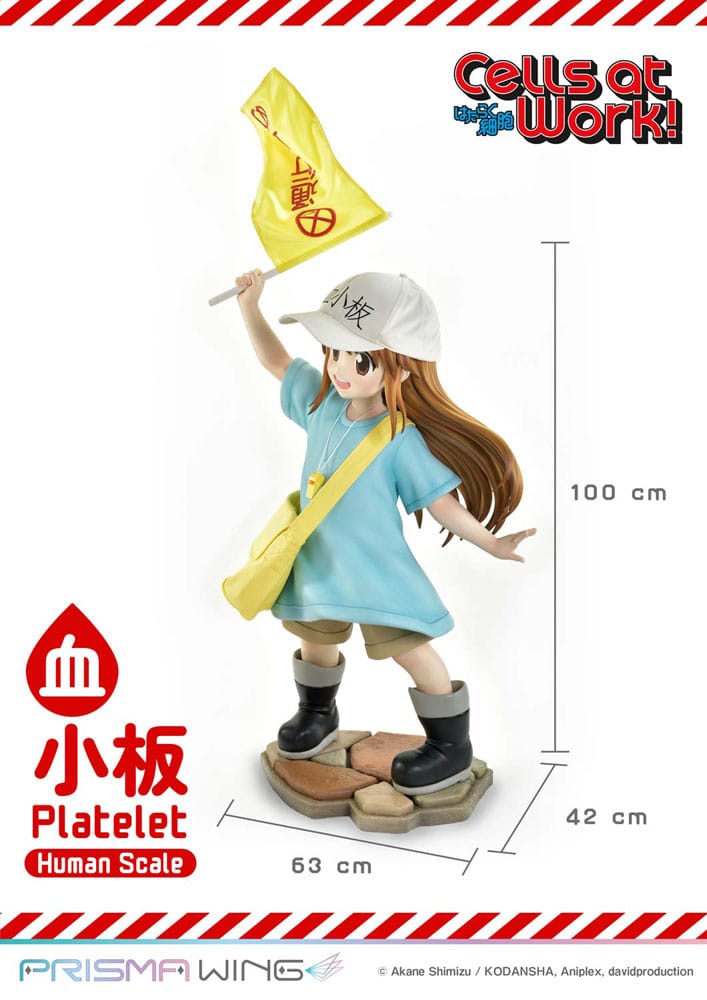 Cells at Work! Life Scale Masterline Series Statue Platelet 100 cm - Image 7