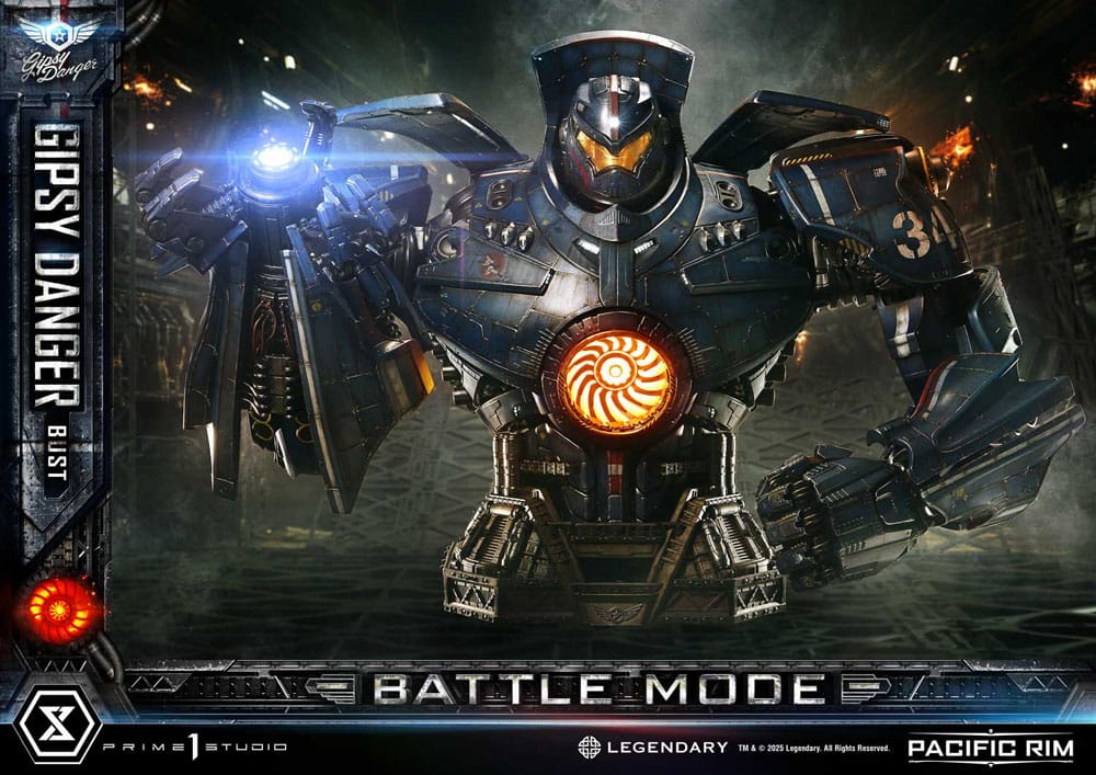 Pacific Rim Life Size Bust 1/1 Gipsy Danger Battle Mode 75 cm - Image 3