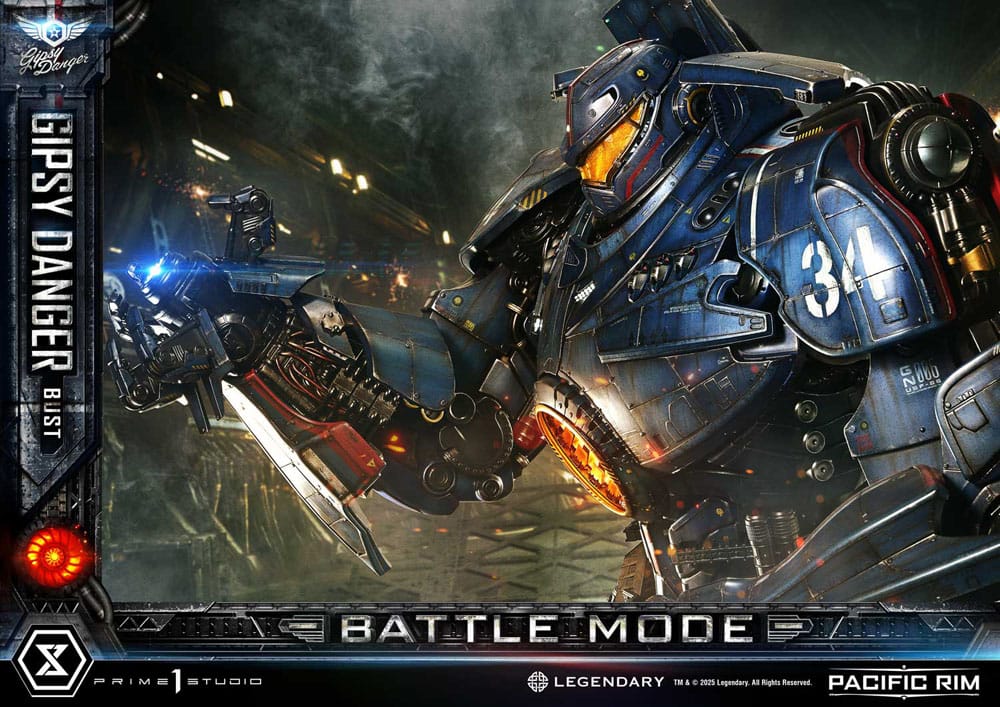 Pacific Rim Life Size Bust 1/1 Gipsy Danger Battle Mode 75 cm - Image 4