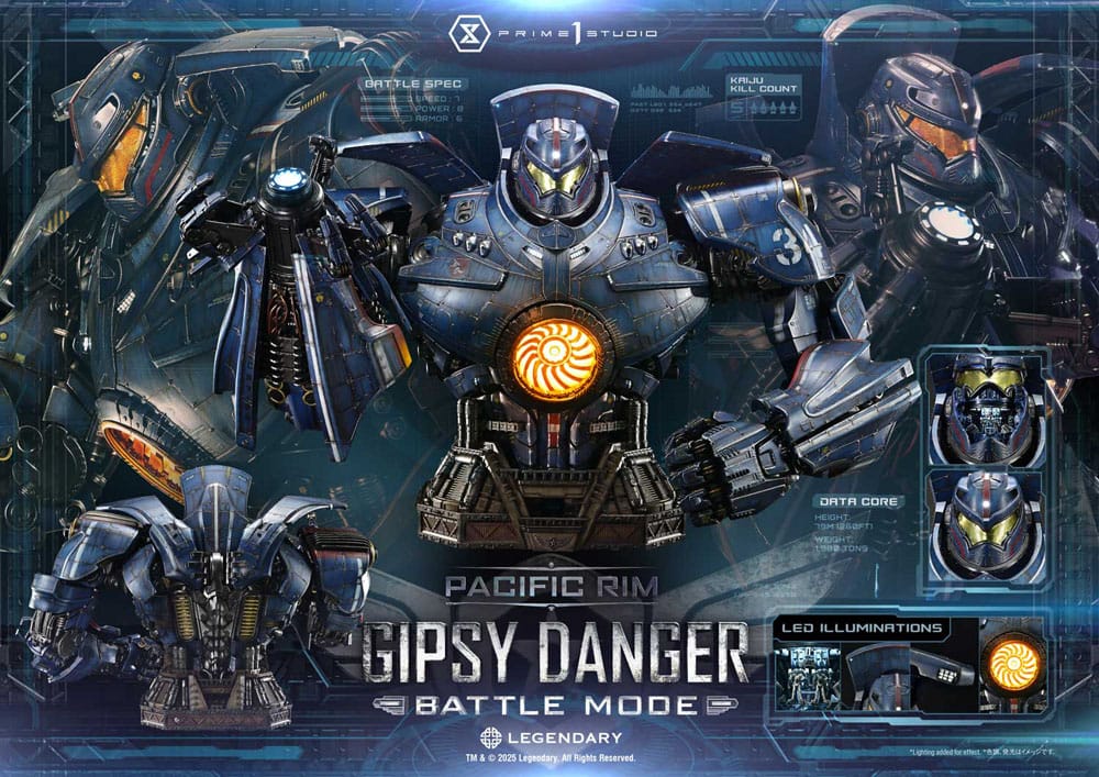 Pacific Rim Life Size Bust 1/1 Gipsy Danger Battle Mode 75 cm - Image 5