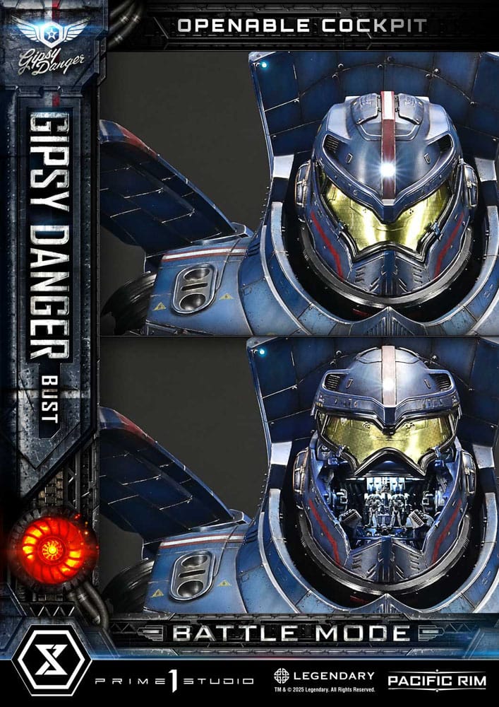 Pacific Rim Life Size Bust 1/1 Gipsy Danger Battle Mode 75 cm - Image 7