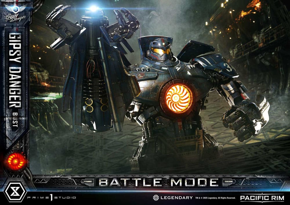 Pacific Rim Life Size Bust 1/1 Gipsy Danger Battle Mode 75 cm - Image 13
