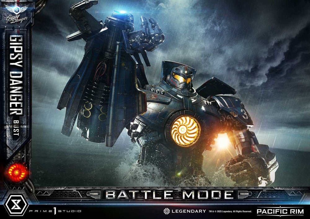 Pacific Rim Life Size Bust 1/1 Gipsy Danger Battle Mode 75 cm - Image 15