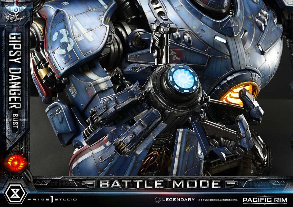 Pacific Rim Life Size Bust 1/1 Gipsy Danger Battle Mode 75 cm - Image 18