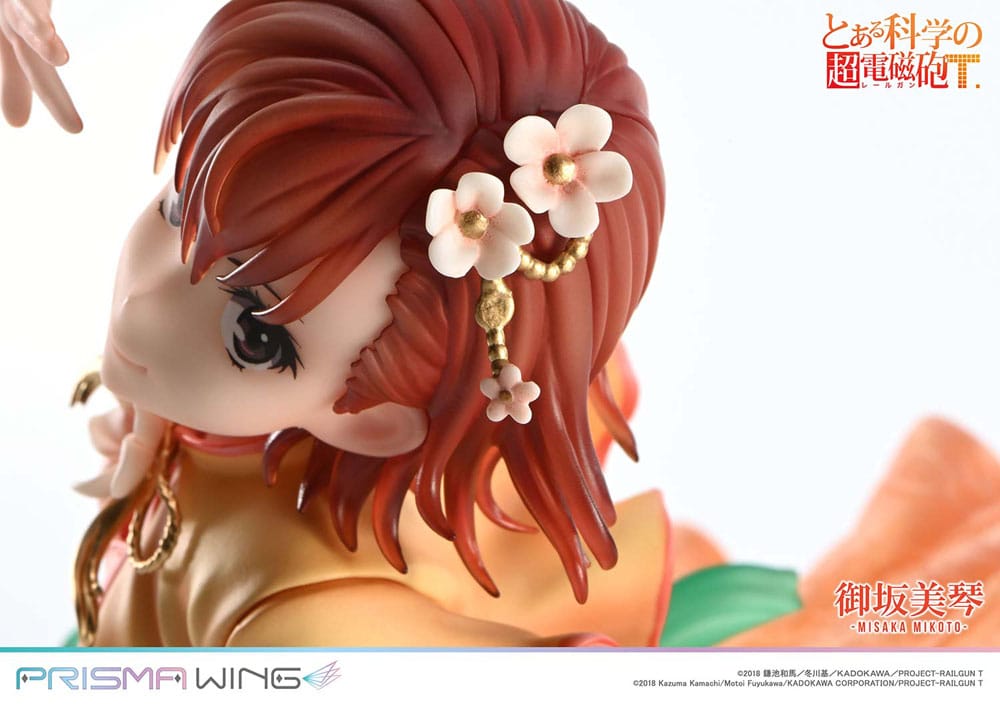 To Aru Kagaku no Railgun Prisma Wing PVC Statue 1/7 Misaka Mikoto 22 cm - Image 8