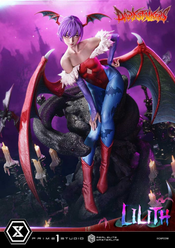 Darkstalkers Real Elite Masterline Series Statue 1/4 Lilith 52 cm - Image 6