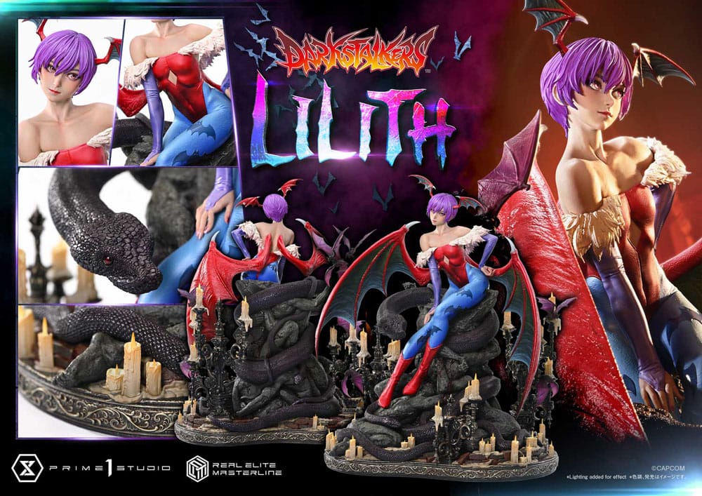 Darkstalkers Real Elite Masterline Series Statue 1/4 Lilith 52 cm - Image 7