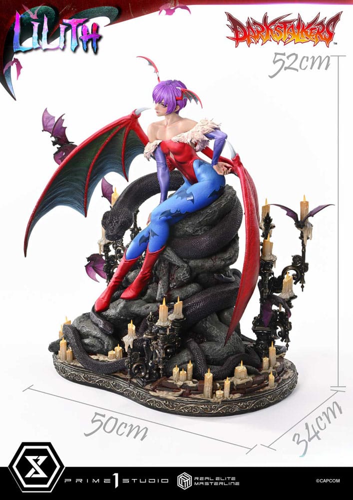 Darkstalkers Real Elite Masterline Series Statue 1/4 Lilith 52 cm - Image 11