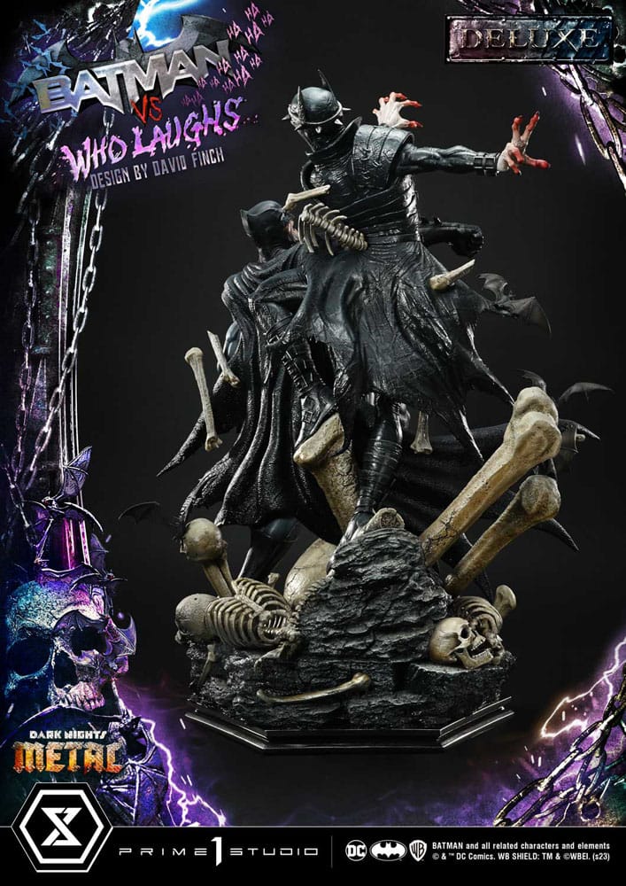 Dark Nights: Metal Ultimate Premium Masterline Series Statue 1/4 Batman VS Batman Who Laughs Deluxe Bonus Version 67 cm - Image 7