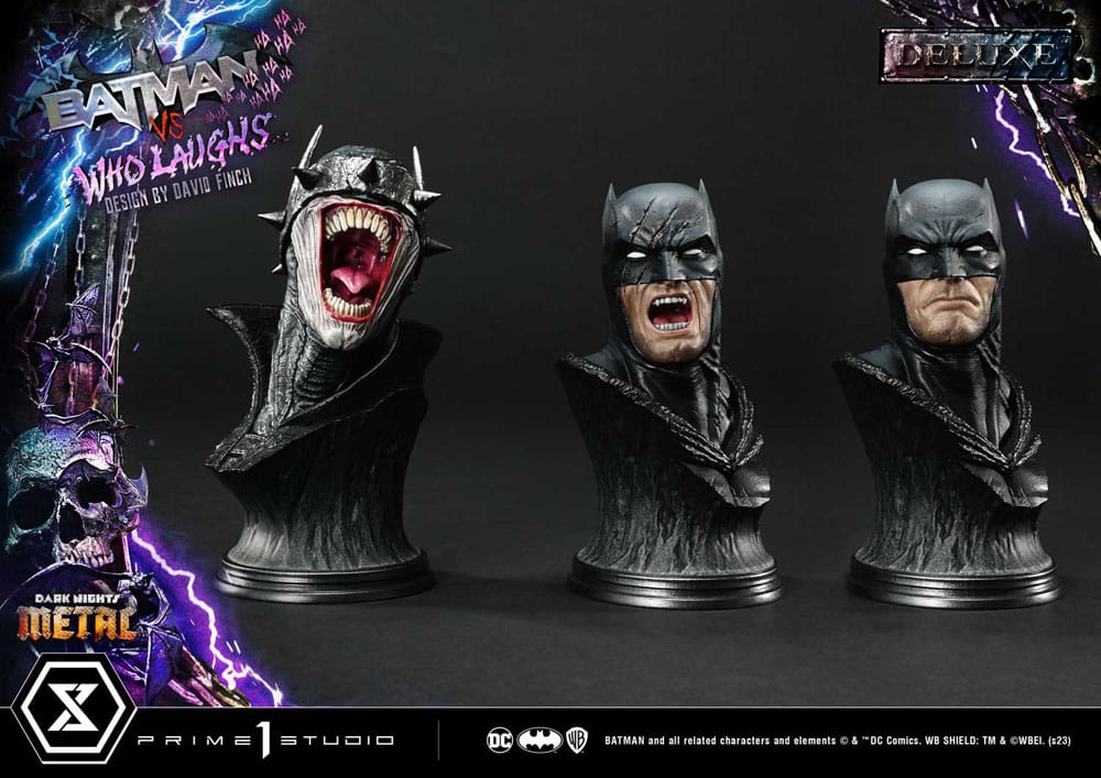 Dark Nights: Metal Ultimate Premium Masterline Series Statue 1/4 Batman VS Batman Who Laughs Deluxe Bonus Version 67 cm - Image 14